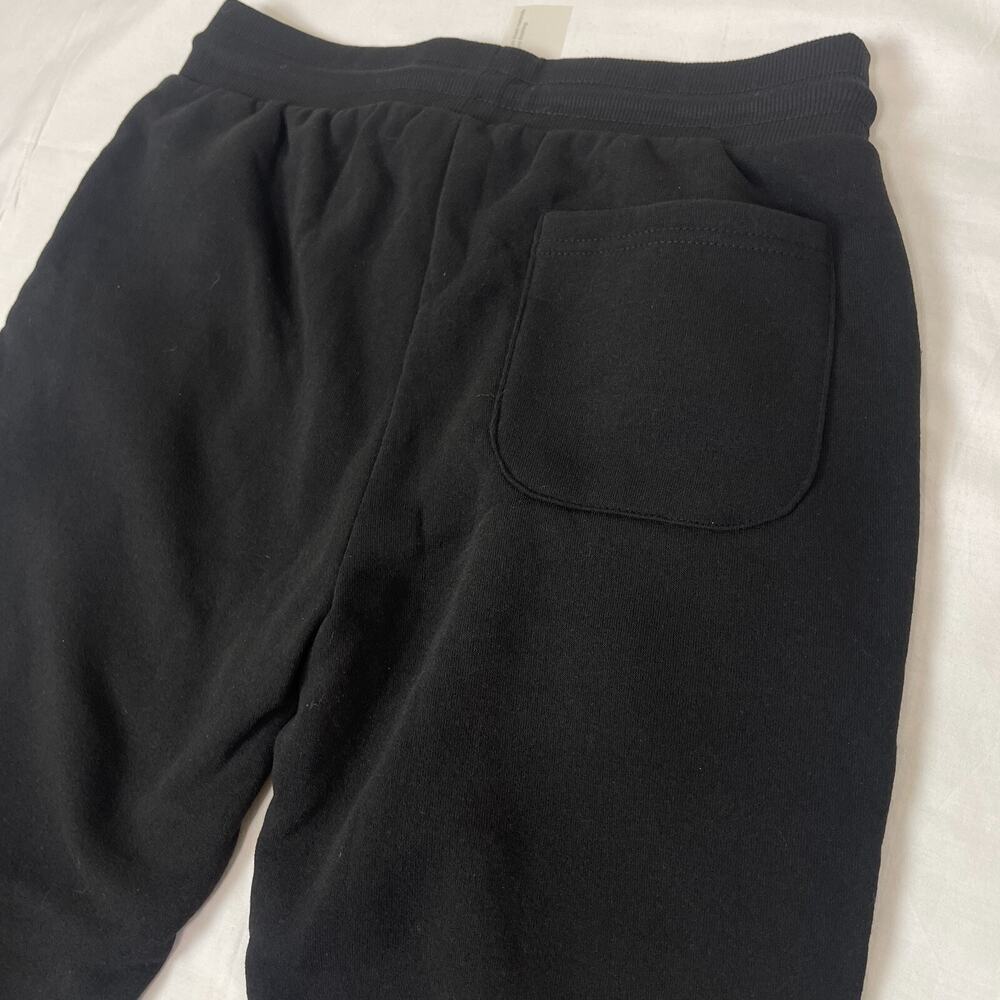 Galaxy Womens Large Black Loose Fit Fleece Jogger Sweatpants Drawstring Black L - Picture 8 of 12